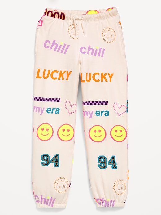 Image number 2 showing, Favorite Fleece High-Waisted Jogger Sweatpants for Girls