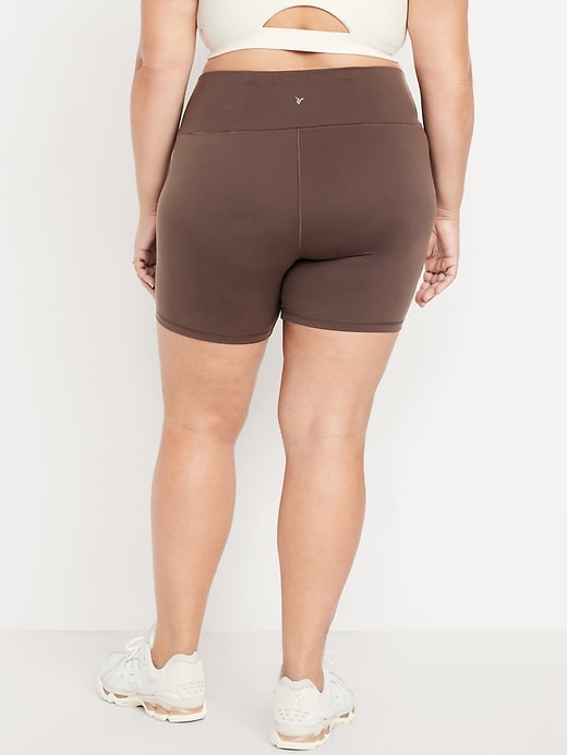 Image number 8 showing, High-Waisted StudioSmooth Biker Shorts -- 6-inch inseam