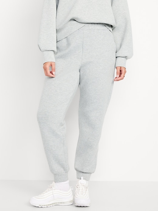 Image number 5 showing, High-Waisted Bounce Fleece Jogger Sweatpants