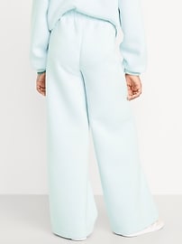 Image number 2 showing, High-Waisted Bounce Fleece Wide-Leg Sweatpants for Girls
