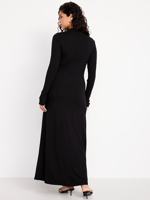 Image number 7 showing, Mock Neck Maxi Dress