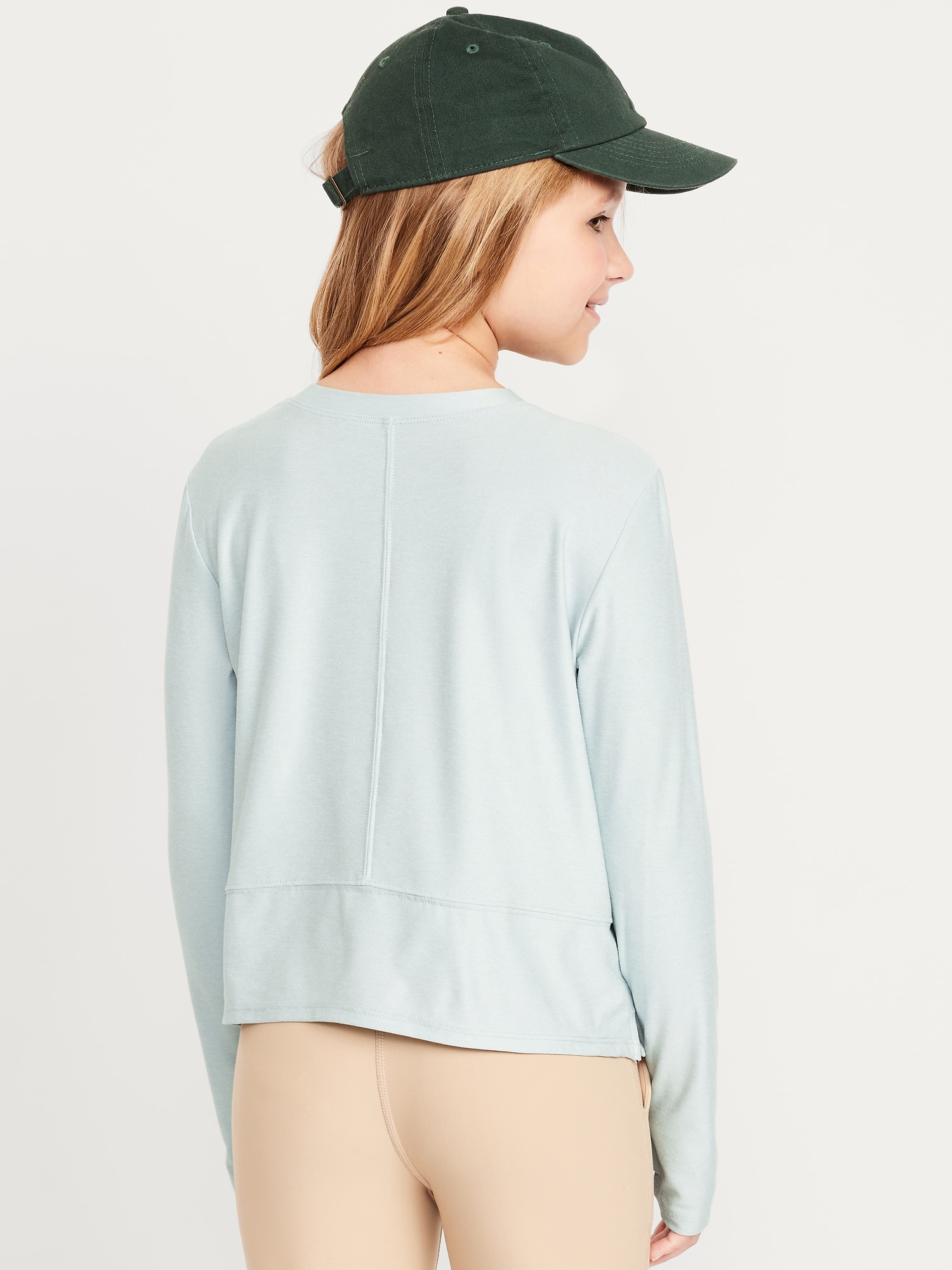 CloudMotion Long-Sleeve Performance T-Shirt for Girls