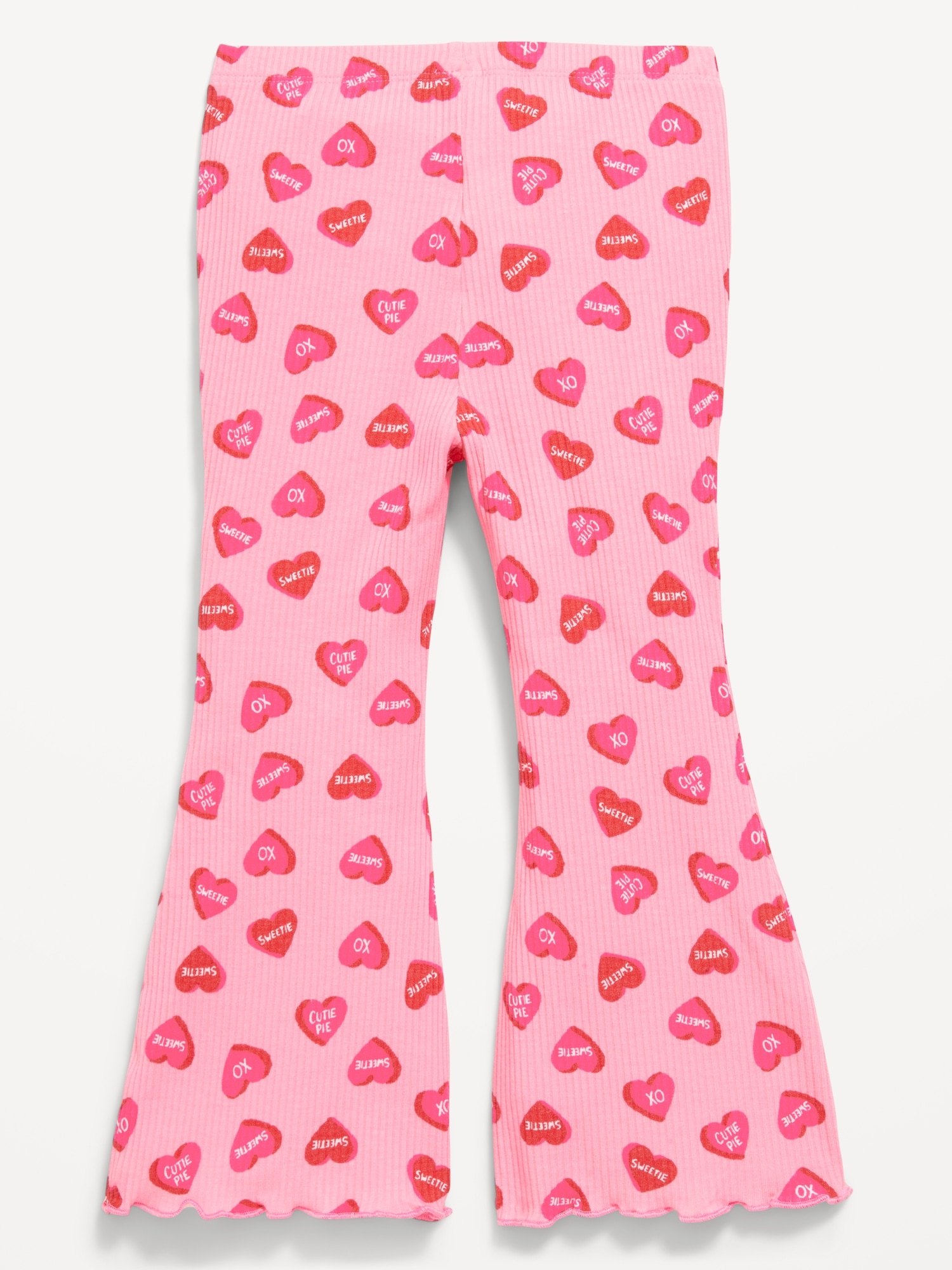 Ribbed Flare Leggings for Toddler Girls