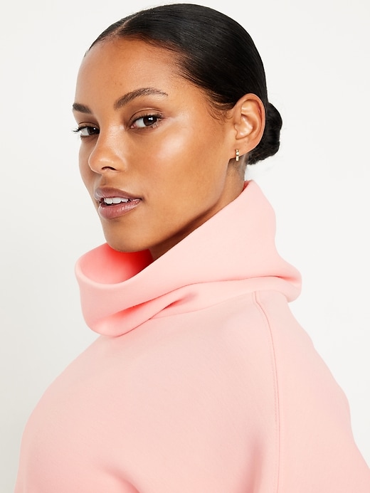 Image number 6 showing, Bounce Fleece Funnel Neck Tunic