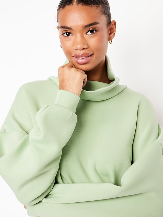 Image number 4 showing, Bounce Fleece Funnel Neck Tunic