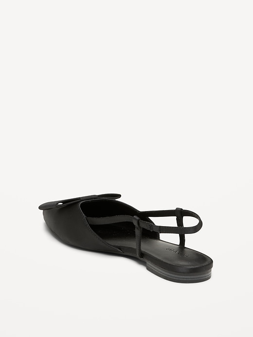 Image number 4 showing, Bow Slingback Flats for Women
