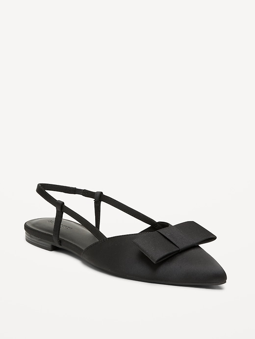 Image number 1 showing, Bow Slingback Flats for Women