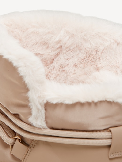 Image number 4 showing, Cozy Lace-Up Platform Booties for Women