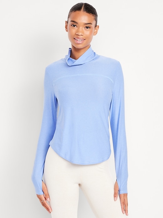 Image number 1 showing, CloudMotion Funnel Neck Top