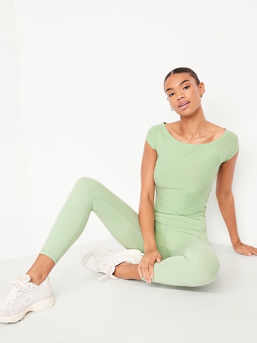 Image number 3 showing, CloudMotion Ballet Twist-Back Top