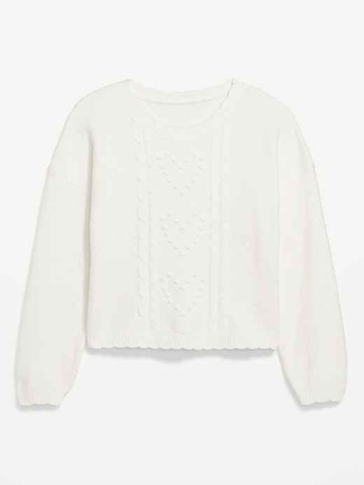 Image number 5 showing, SoSoft Crew-Neck Bobble Heart Sweater