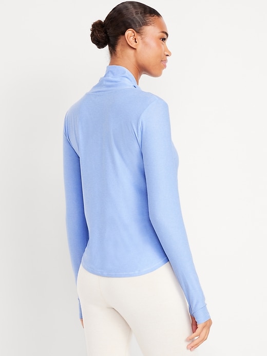 Image number 2 showing, CloudMotion Funnel Neck Top