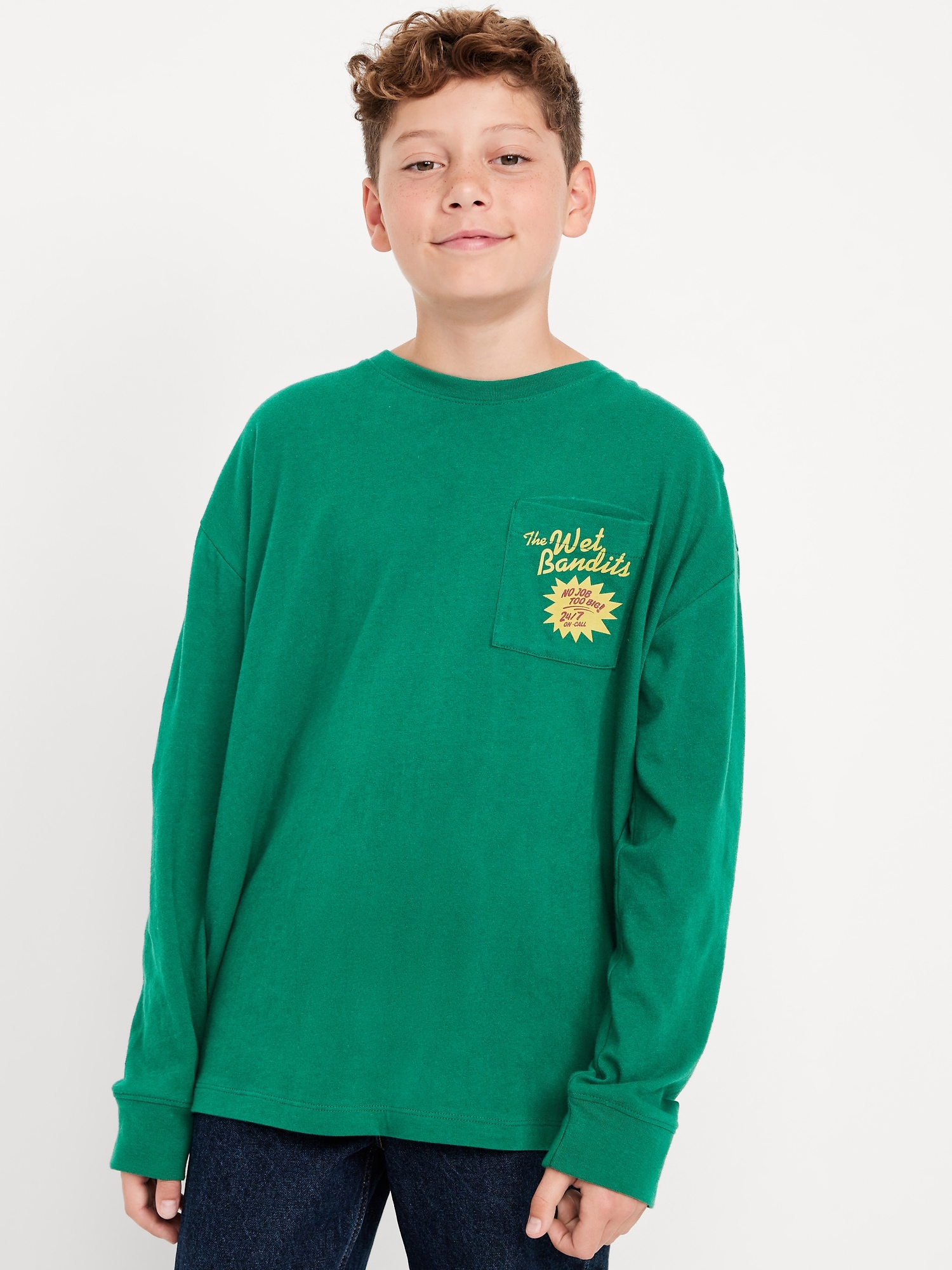 Home Alone™ Oversized Gender-Neutral Graphic T-Shirt for Kids