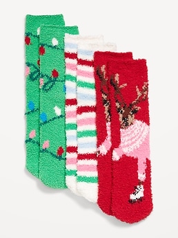 3-Pack Cozy Crew Socks for Women - image 3