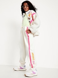 Image number 3 showing, High-Waisted Baggy Jogger Sweatpants for Girls