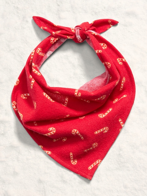 Printed Bandana for Pets - Holiday Stripes (Match The Fam!)