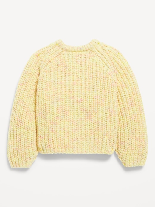 Button-Front Cardigan Sweater for Toddler Girls