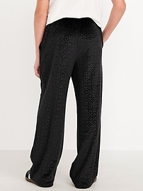 Image number 2 showing, Baggy Embossed Velour Track Pants for Boys