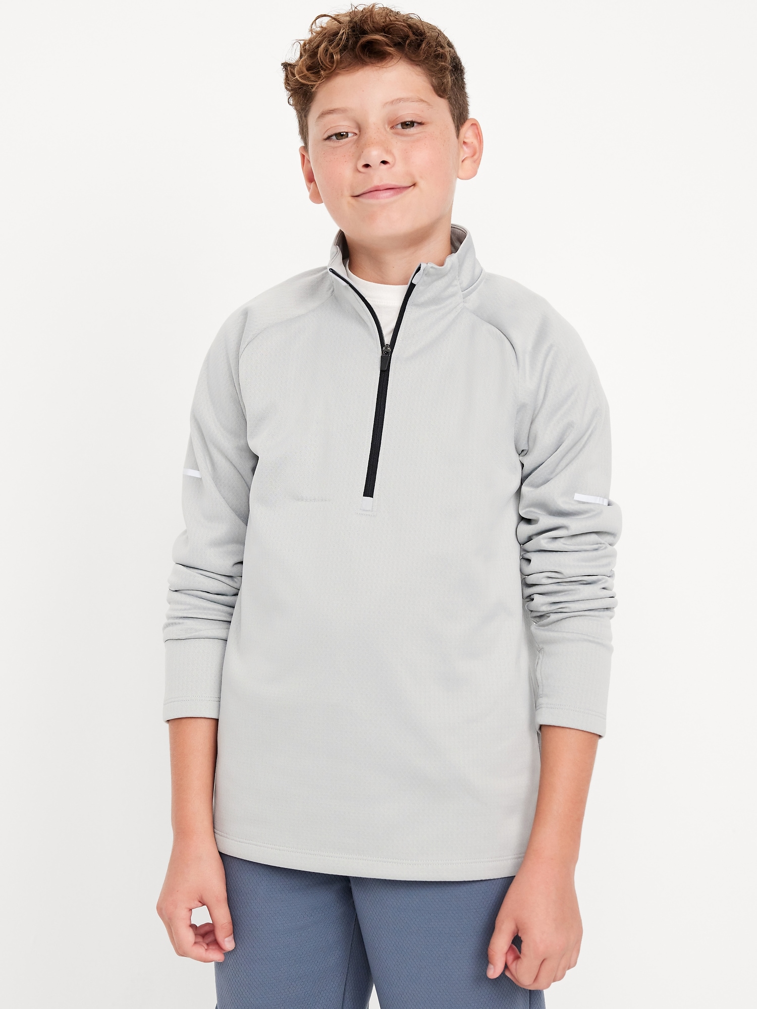 Go-Dry Quarter-Zip Soccer Pullover for Boys