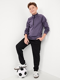 Image number 1 showing, Go-Dry Quarter-Zip Soccer Pullover for Boys