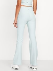 Image number 2 showing, High-Waisted PowerSoft Twist-Front Flare Leggings for Girls