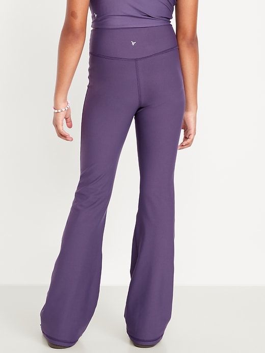 Image number 2 showing, High-Waisted PowerSoft Twist-Front Flare Leggings for Girls