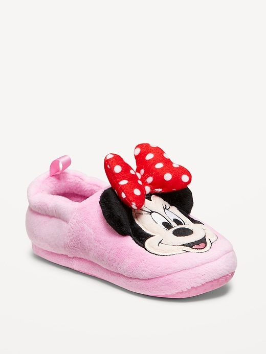 Image number 1 showing, Disney© Minnie Mouse Slippers for Toddler Girls