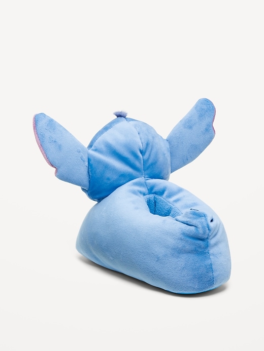 Image number 4 showing, Disney© Gender-Neutral Stitch Velour Slippers for Kids