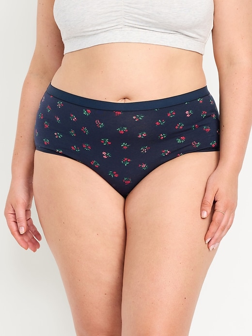 Image number 4 showing, High-Waisted Everyday Brief Cotton Underwear