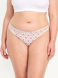 Image number 4 showing, Mid-Rise Everday Cotton Thong