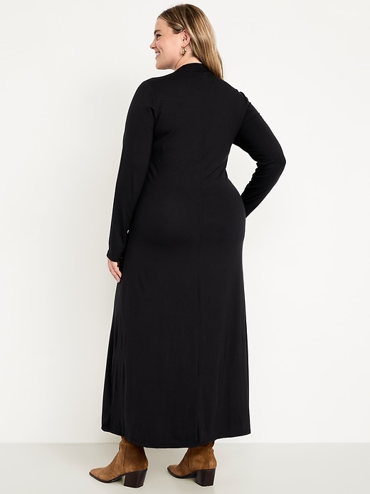 Image number 9 showing, Mock Neck Maxi Dress