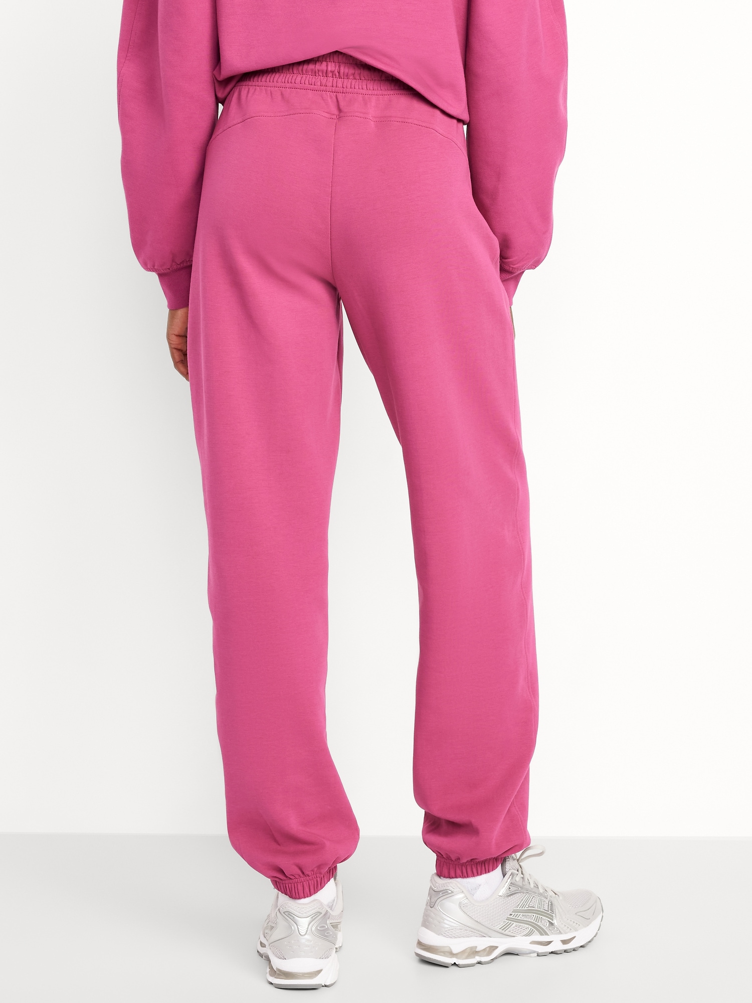 Image number 2 showing, High-Waisted Dynamic Fleece Sweatpants