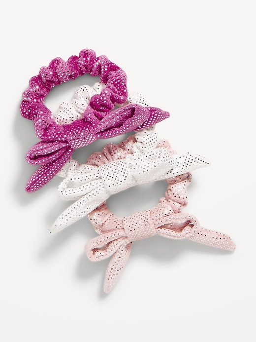 Image number 1 showing, Outtek™ Sparkle Hair-Ties for Toddler Girls