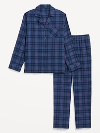 Image number 1 showing, Plaid Flannel Pajama Set for Men