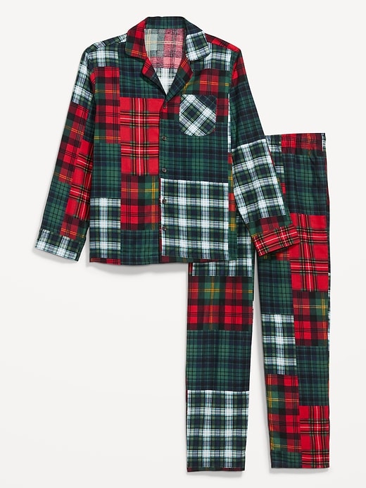 Image number 2 showing, Printed Flannel Pajama Set for Men