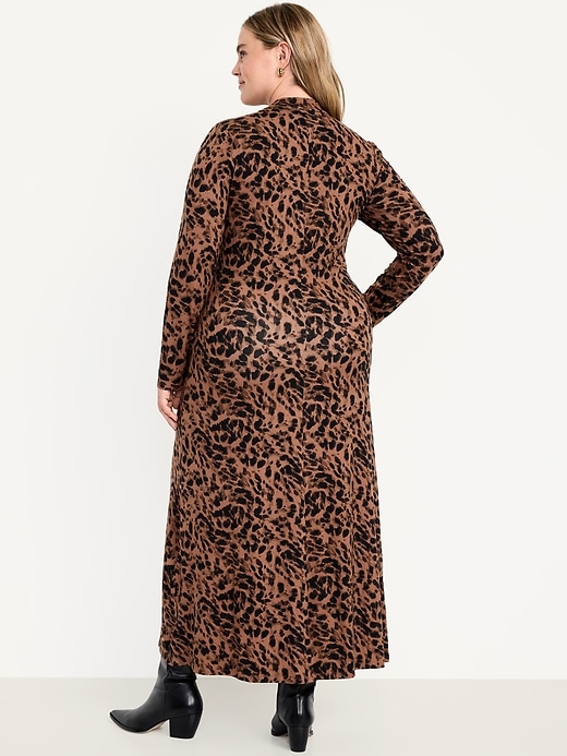 Image number 8 showing, Mock Neck Maxi Dress
