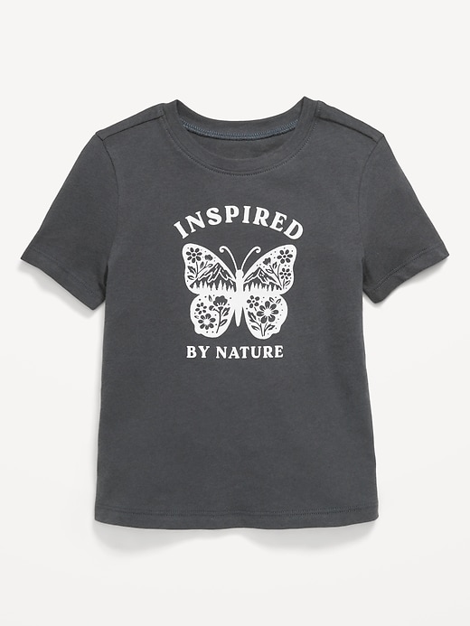 Image number 1 showing, Short-Sleeve Graphic T-Shirt for Toddler Girls