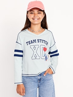 Disney© Stitch Long-Sleeve T-Shirt for Girls