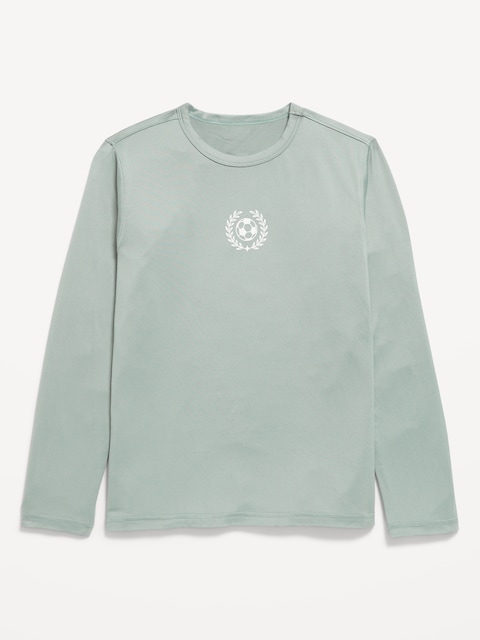 CloudMotion Graphic Performance T-Shirt for Boys - Rainy Season