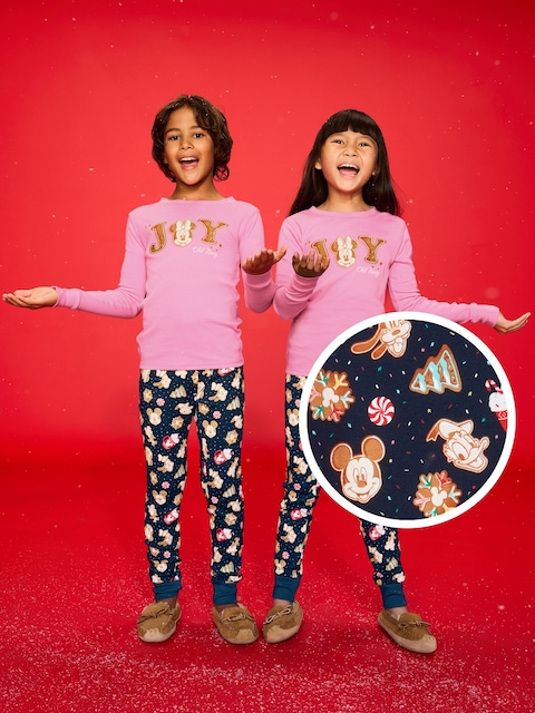 Old Navy x Disney Gender-Neutral Snug-Fit Graphic Pajama Set for Kids - Disney Cookies Party (Match The Fam!)