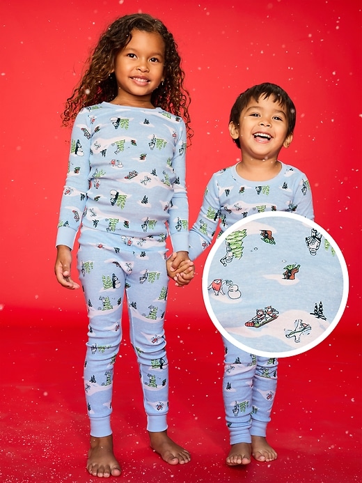 Image number 1 showing, Old Navy x Star Wars Unisex Graphic Snug-Fit Pajama Set for Toddler & Baby