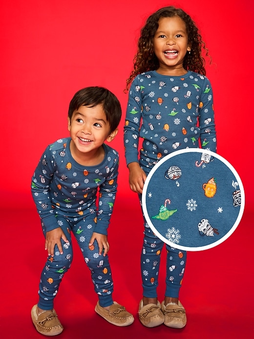 Image number 1 showing, Old Navy x Star Wars Unisex Graphic Snug-Fit Pajama Set for Toddler & Baby