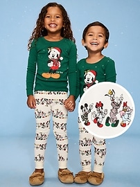 Image number 1 showing, Old Navy x Disney Unisex Graphic Snug-Fit Pajama Set for Toddler & Baby