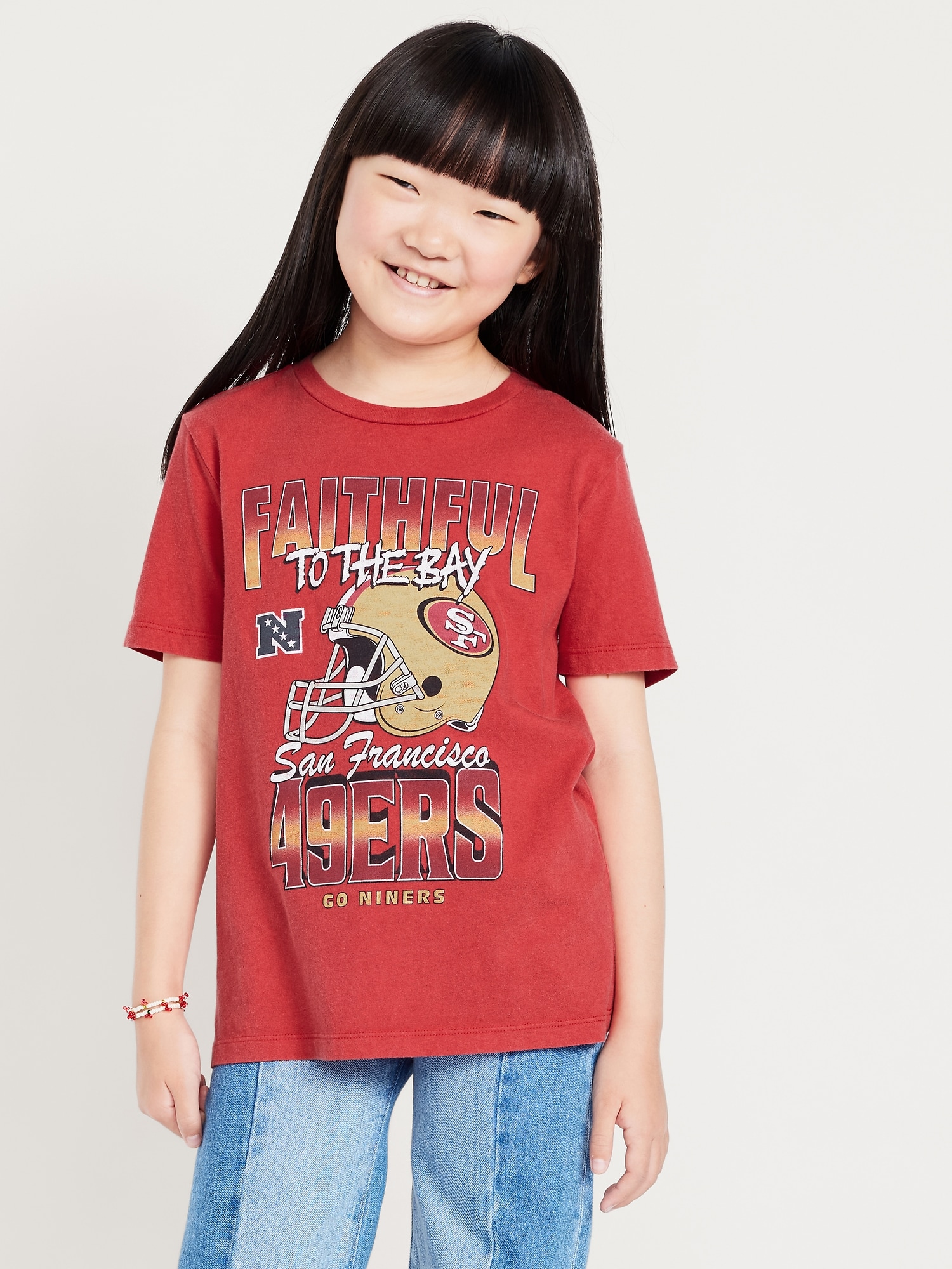 San Francisco 49ers Gender-Neutral Graphic T-Shirt for Kids