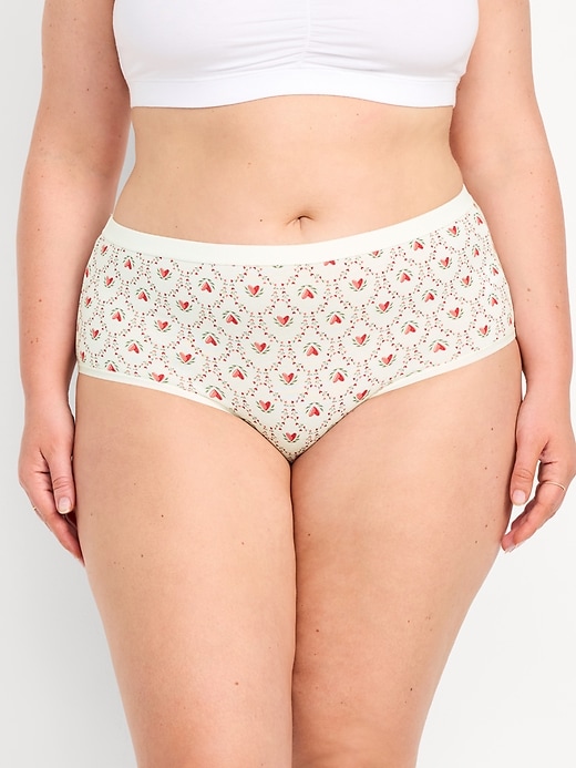 Image number 4 showing, High-Waisted Everyday Brief Cotton Underwear