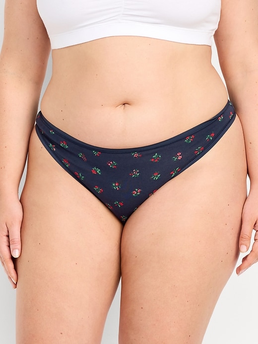Image number 7 showing, Low-Rise Everyday Cotton Thong