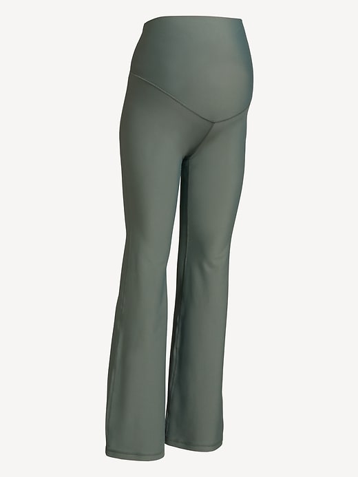 Image number 2 showing, Maternity Full-Panel PowerSoft Flare Leggings
