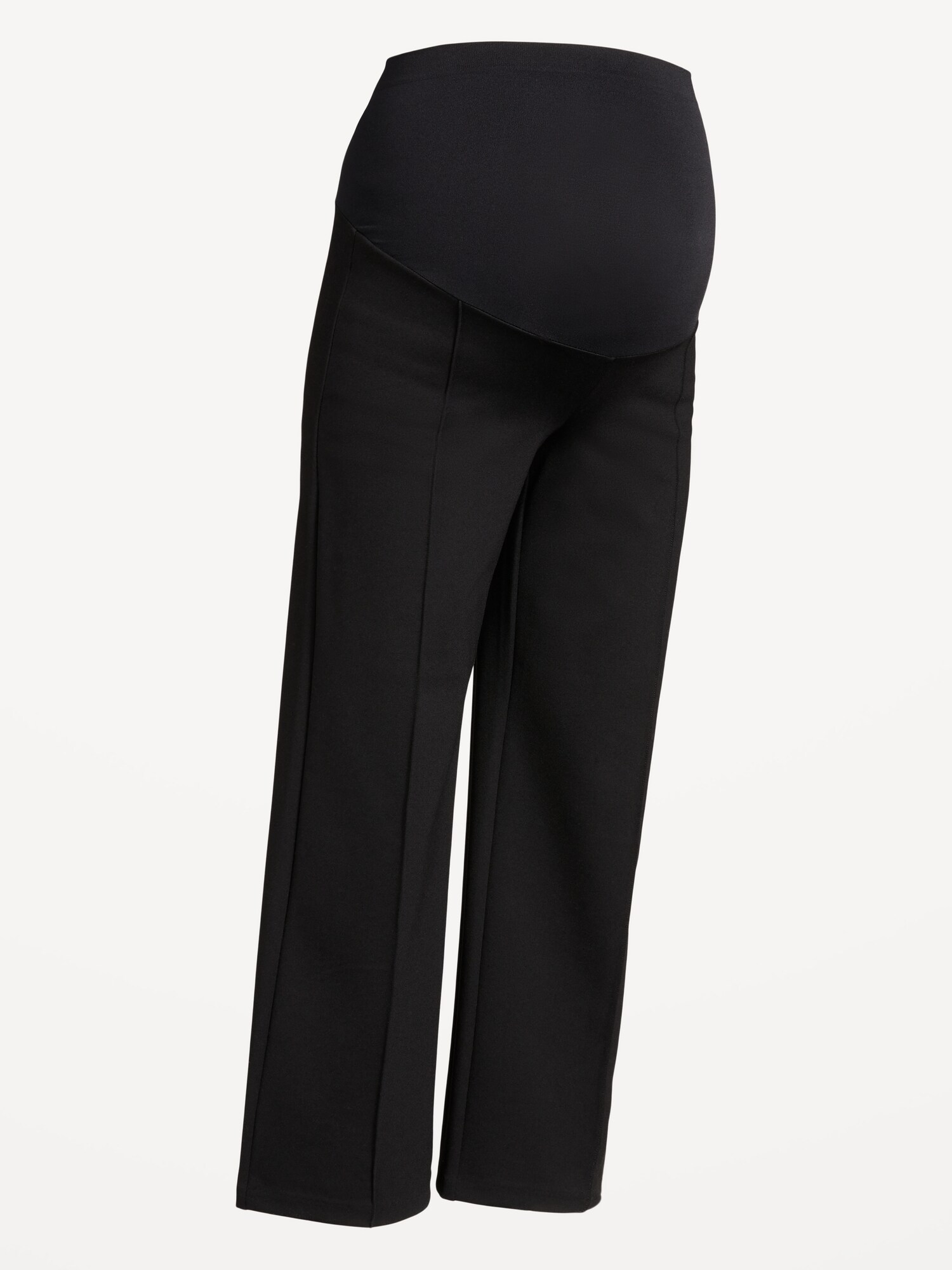 Женские брюки Old Navy Maternity Full-Panel Stevie Straight, цвет: Чёрный — фото 4