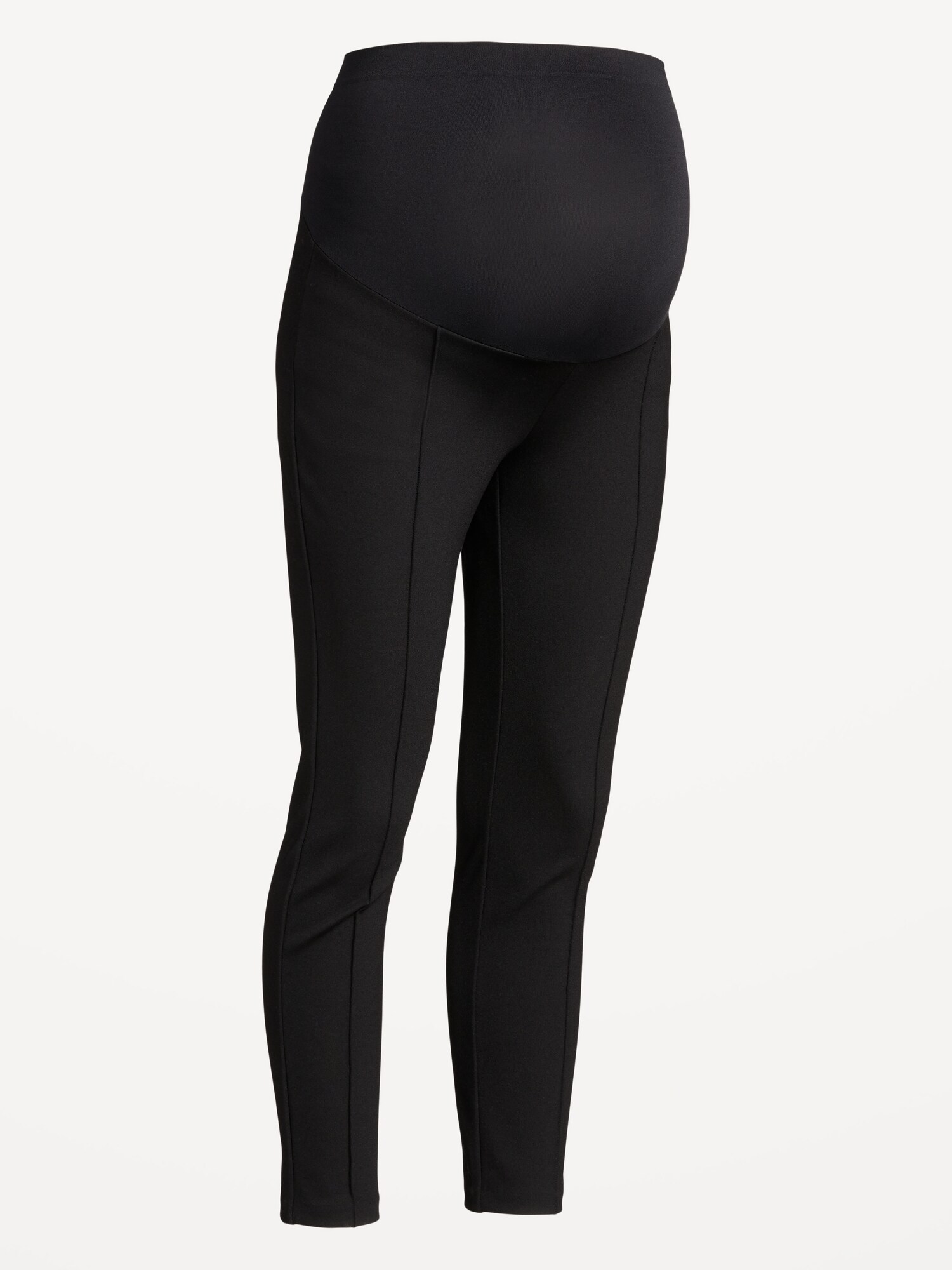 Женские брюки Old Navy Maternity Full-Panel Stevie Skinny, цвет: Чёрный — фото 4