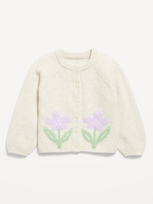 SoSoft Graphic Cardigan Sweater for Toddler Girls